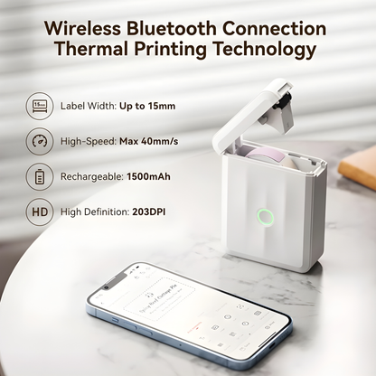 Thermal Label Printer Mini Portable