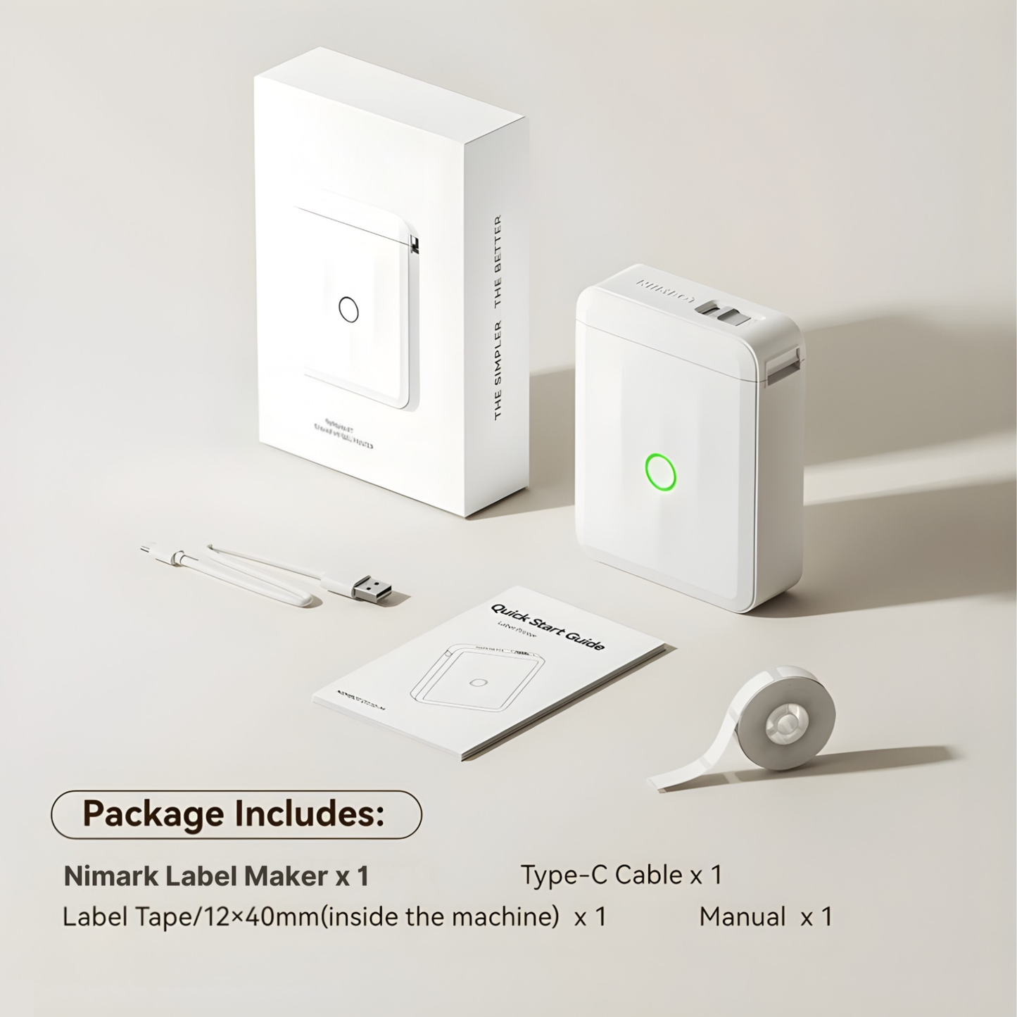 Thermal Label Printer Mini Portable