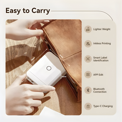 Thermal Label Printer Mini Portable